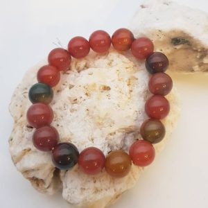 【肌容雪】鹽源玉單圈手串 編號B152