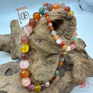 【肌容雪】彩色鹽源玉塔鍊 編號B155