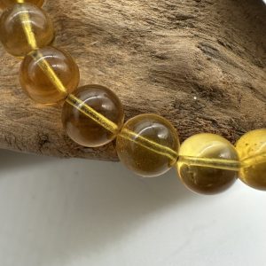 【肌容雪】藍珀手串 編號B157