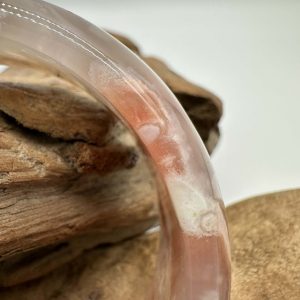 ★瑕疵特賣★【肌容雪】天然櫻花瑪瑙手鐲 編號B166